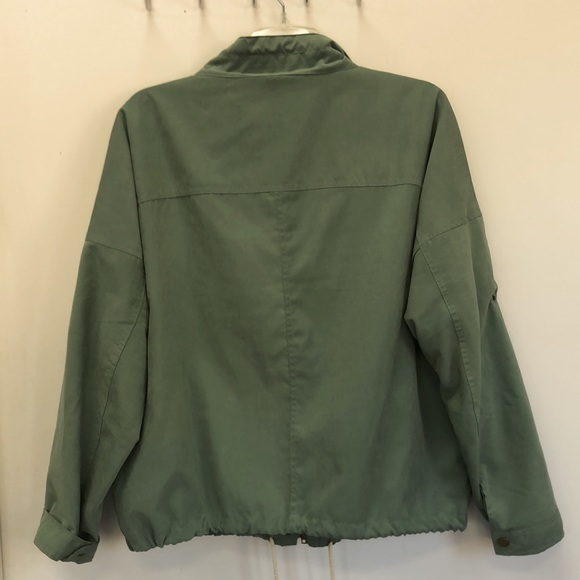 Life In Progress Women’s Sage Green Lightweight Jacket Size L - Picture 4 of 7